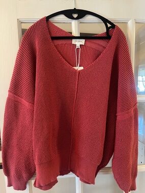 NWT HEYSON v-neck sweater in 1X